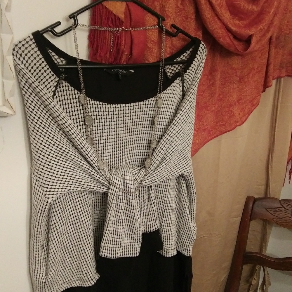 Super cute layered look shirt!